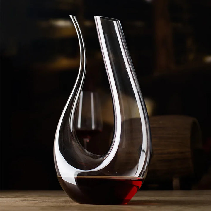 Crystal U-shaped 1500ml Wine Decanter