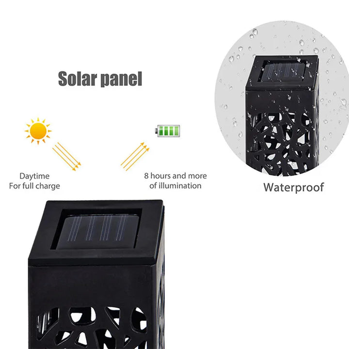 Solar Powered Waterproof Vintage Garden Light