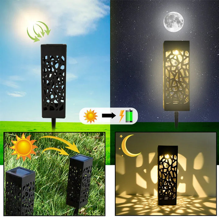 Solar Powered Waterproof Vintage Garden Light