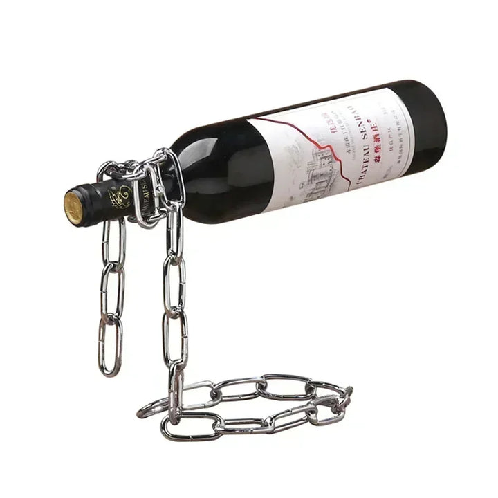 Magic Iron Chain Wine Bottle Holder