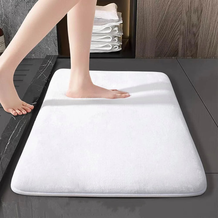 Non-Slip Absorbent Coral Velvet Floor Mat